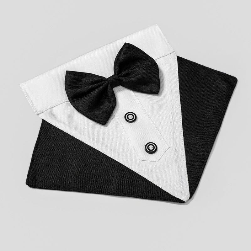Pet Wiggles Accessories Black & White / Small 40cm Dog Wedding Triangle