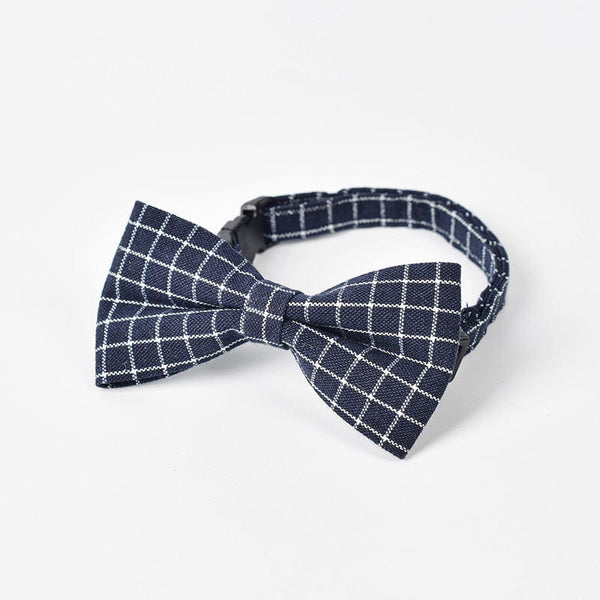 Pet Wiggles Accessories Dark Blue / Small 16-32cm Bow Tie