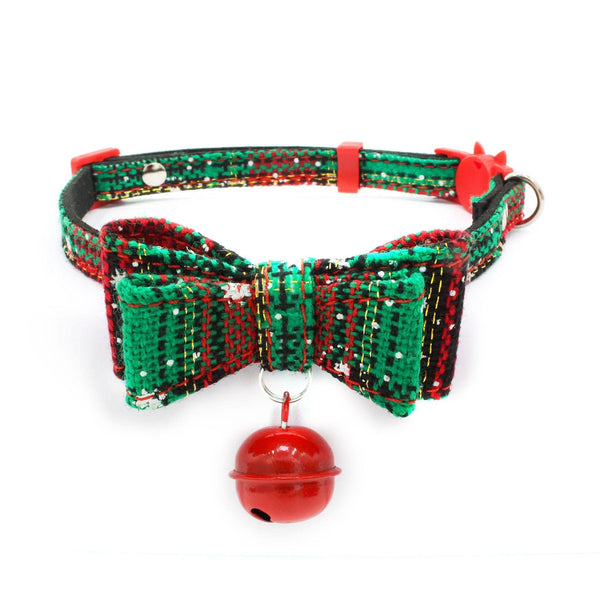 Pet Wiggles Accessories Green / XS 13-22cm Festive Pet Collar