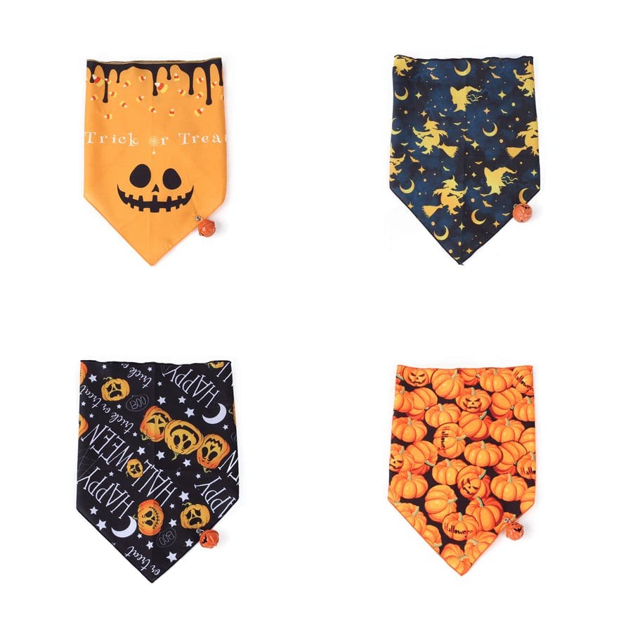 Pet Wiggles Accessories Pet Halloween Bandana