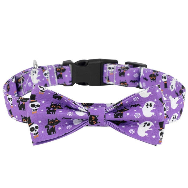 Pet Wiggles Accessories Purple / Small - 30-40cm Halloween Dog Collar
