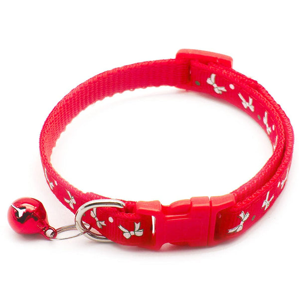 Pet Wiggles Accessories Red Bow Santa Festive Collar