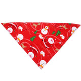 Pet Wiggles Accessories Red Santa Paws Dog Bandana