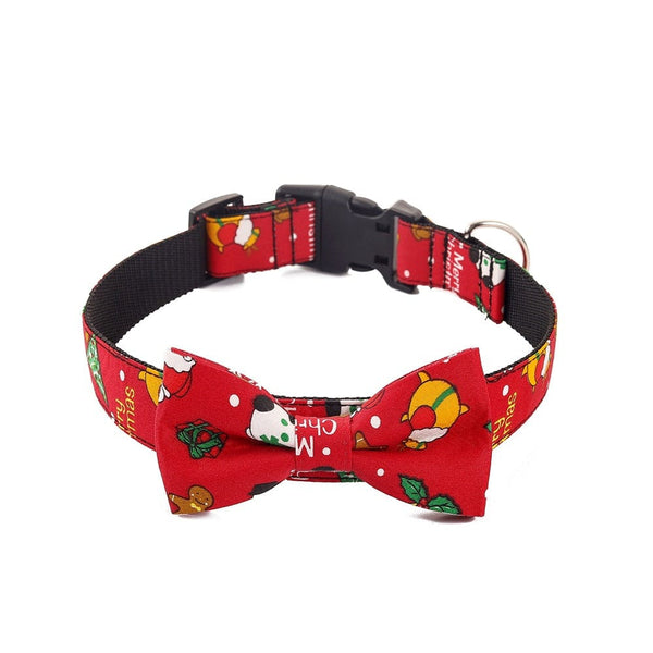 Pet Wiggles Accessories Red / Small 30-40cm Christmas Dog Collar