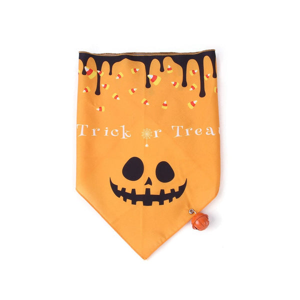 Pet Wiggles Accessories Scar Pumpkin / One size Pet Halloween Bandana