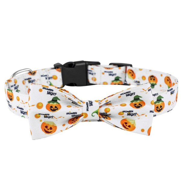 Pet Wiggles Accessories White / Small - 30-40cm Halloween Dog Collar