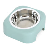 Pet Wiggles Bowls Blue Pet Stainless Steel Cat Bowl