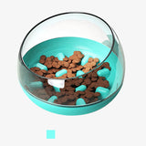 Pet Wiggles Bowls Blue Slow Feed Space Capsule Bowl