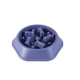 Pet Wiggles Bowls Blue Slow Feeding Bowl