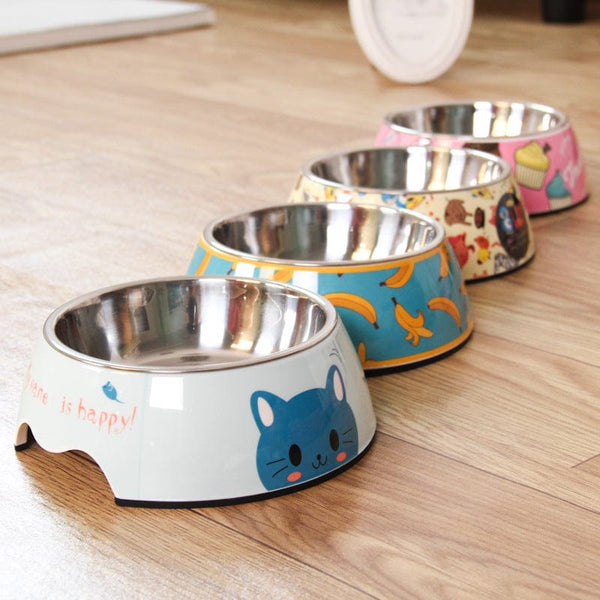 Pet Wiggles Bowls Funky Stainless Steel Bowl