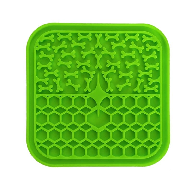 Pet Wiggles Bowls Green Non-slip Lick Mat