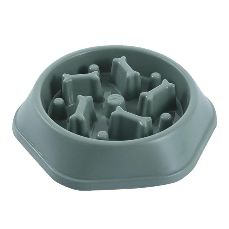 Pet Wiggles Bowls Green Slow Feeding Bowl