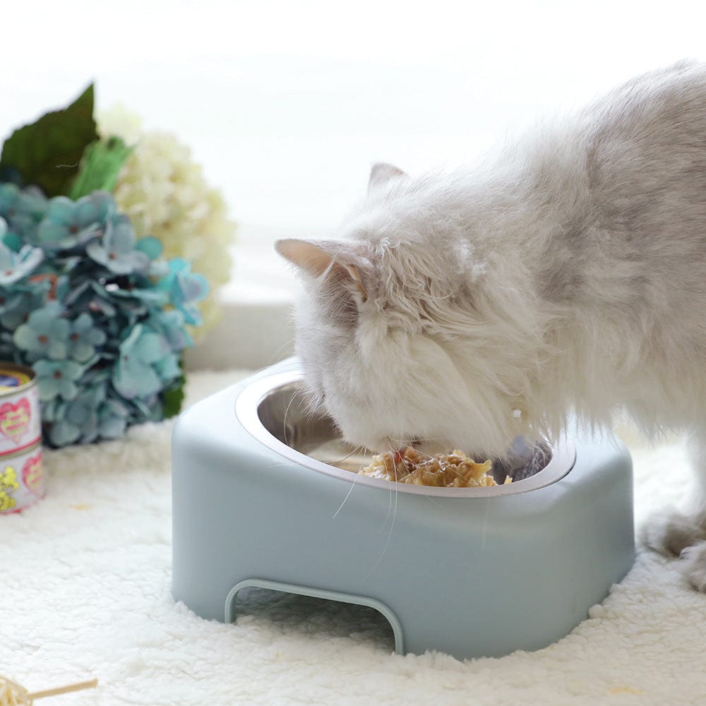 Pet Wiggles Bowls Pet Stainless Steel Cat Bowl