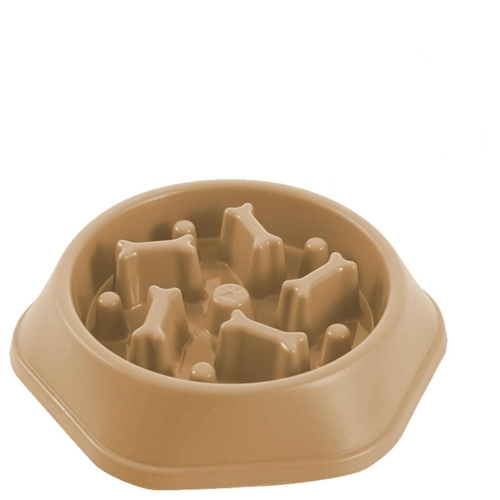 Pet Wiggles Bowls Yellow Slow Feeding Bowl