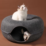 Pet Wiggles Cat Beds 2-in-1 Cat Interactive Tunnel