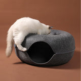 Pet Wiggles Cat Beds 2-in-1 Cat Interactive Tunnel