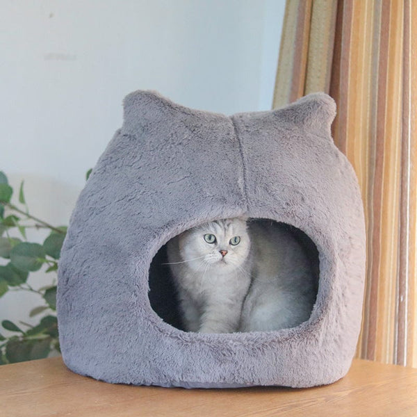 Pet Wiggles Cat Beds Grey Removable and Washable Cat Bed