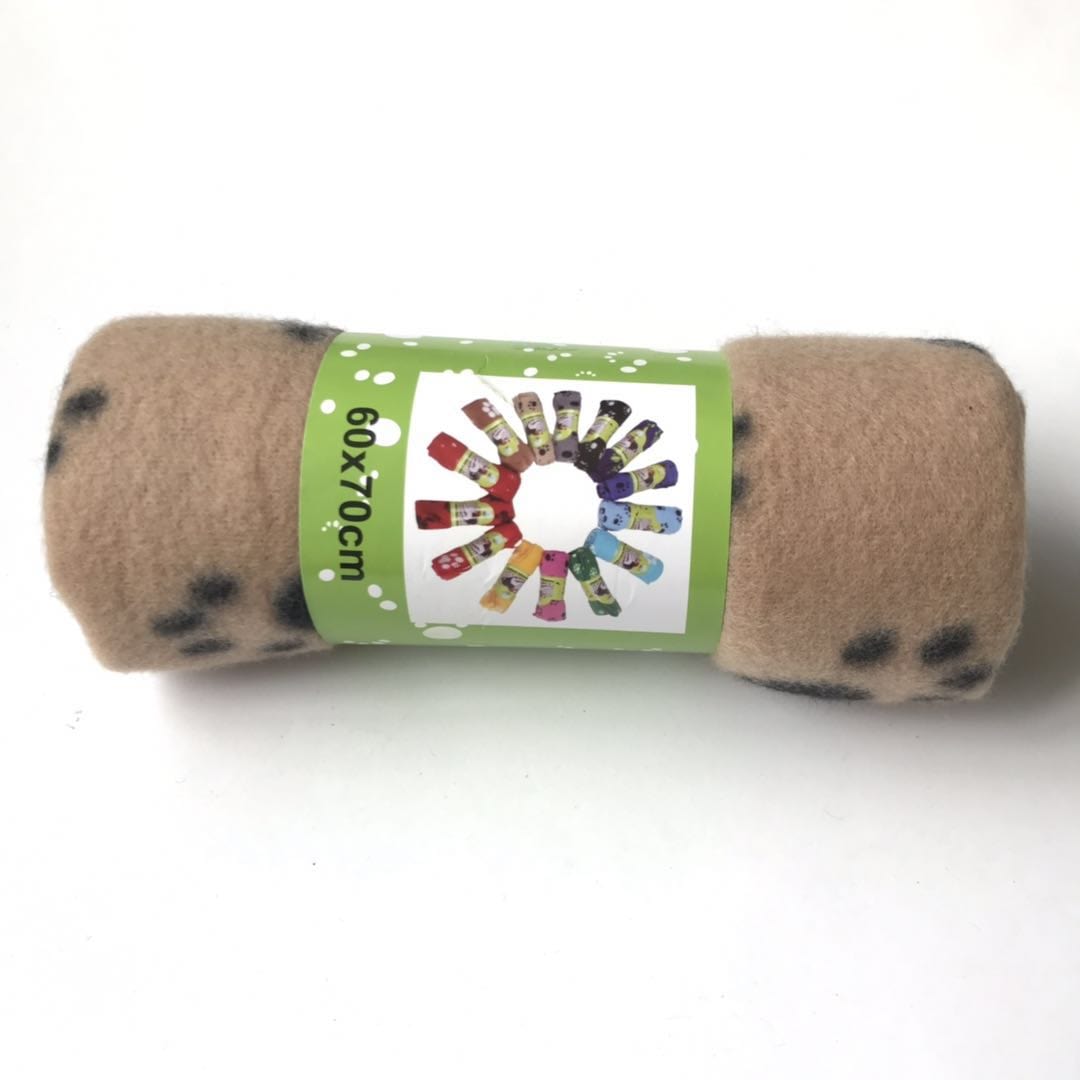 Pet Wiggles Dog Accessories Beige / 60X70CM Towel Dog Blanket Pet Reversible Fleece
