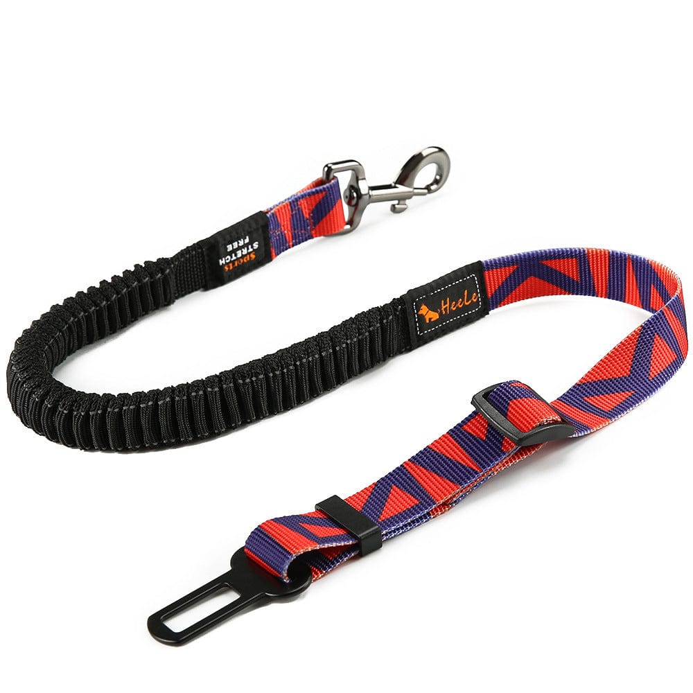 Pet Wiggles Dog Accessories Blue & Red Drive Safe Pet Seatbelt