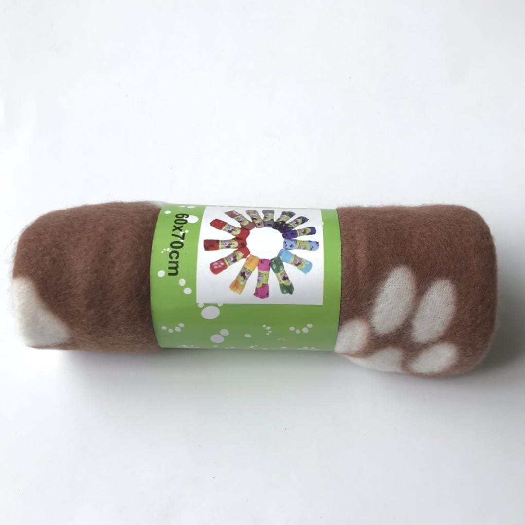 Pet Wiggles Dog Accessories Brown / 60X70CM Towel Dog Blanket Pet Reversible Fleece