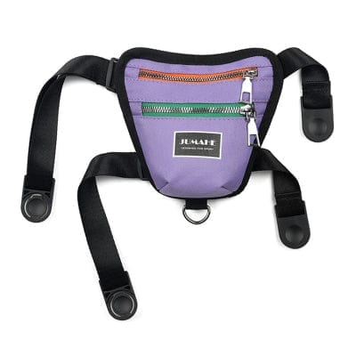 Pet Wiggles Dog Accessories Purple Pet Dog Outdoor Travel Backpack