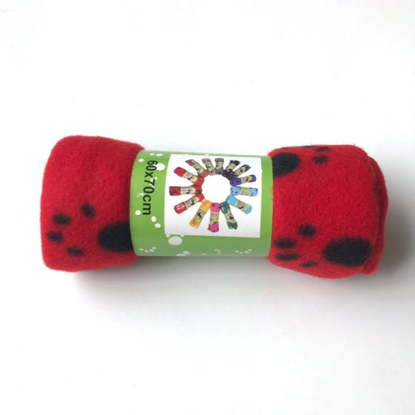Pet Wiggles Dog Accessories Red / 60X70CM Towel Dog Blanket Pet Reversible Fleece
