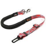 Pet Wiggles Dog Accessories Red & Grey Drive Safe Pet Seatbelt