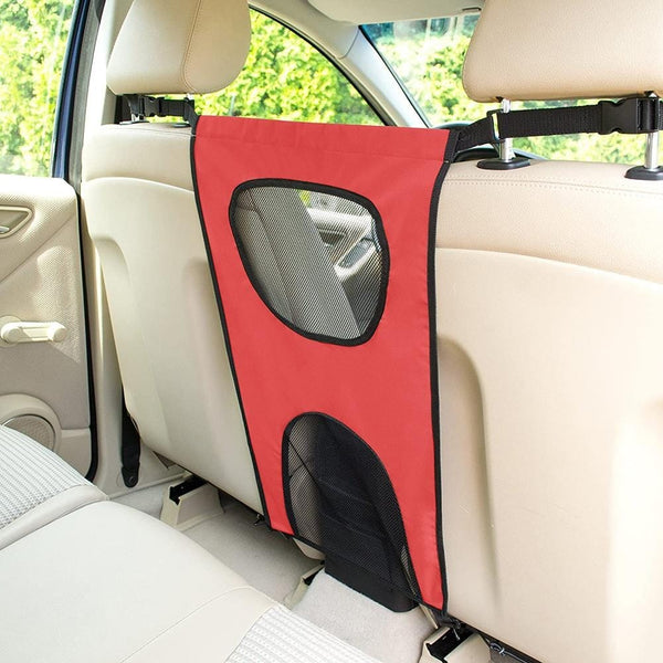Pet Wiggles Dog Accessories Red Pet Safe Backseat Barrier