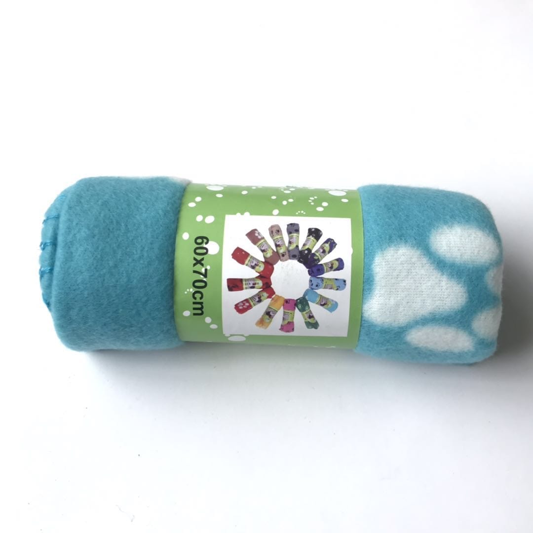 Pet Wiggles Dog Accessories Teal / 60X70CM Towel Dog Blanket Pet Reversible Fleece