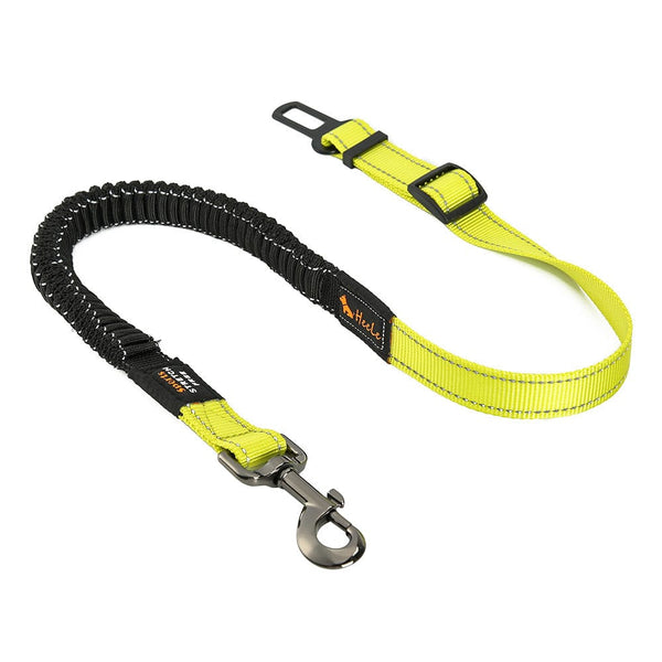 Pet Wiggles Dog Accessories Yellow Drive Safe Pet Seatbelt