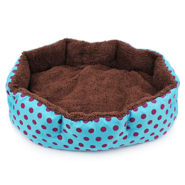 Pet Wiggles Dog Beds Blue / 35X30cm Soft Fleece Bed
