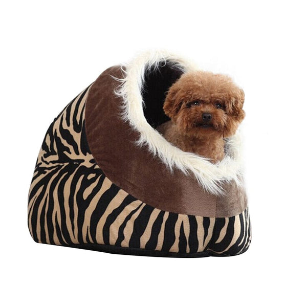 Pet Wiggles Dog Beds Zebra Print Pet Haven Kennel