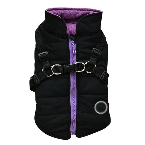 Pet Wiggles Dog Coats Black / XS Cosy Zipper Jacket