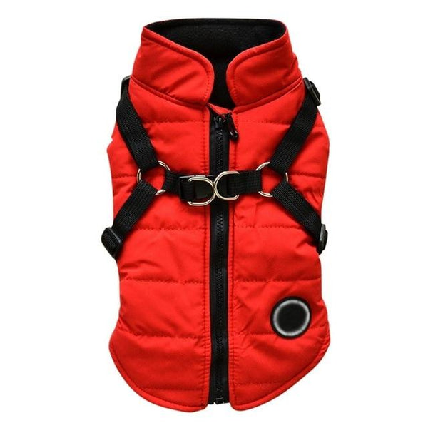 Pet Wiggles Dog Coats Red / XS Cosy Zipper Jacket