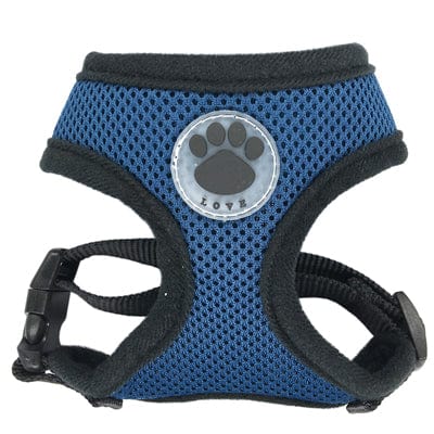 Pet Wiggles Dog Collars Dark Blue / XS Breathable Mesh Dog Harness