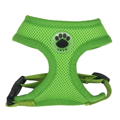 Pet Wiggles Dog Collars Green / XS Breathable Mesh Dog Harness