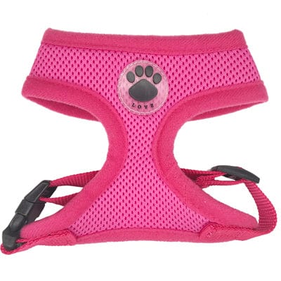 Pet Wiggles Dog Collars Rose Red / XS Breathable Mesh Dog Harness