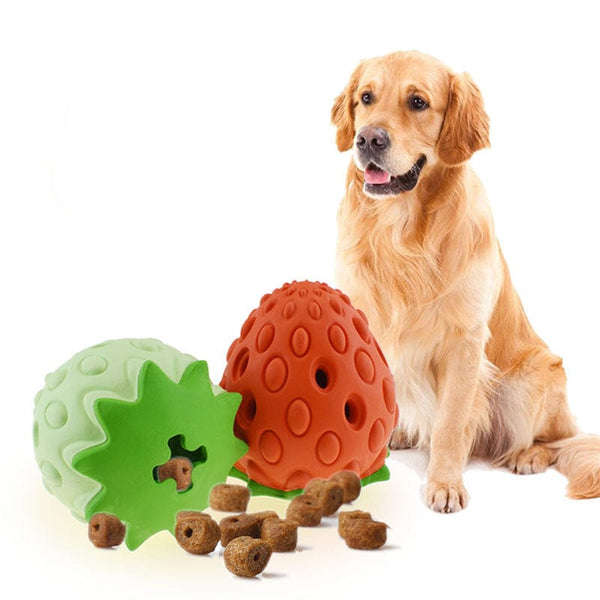 Pet Wiggles Dog Toys Chew Resistant Leak Food Ball