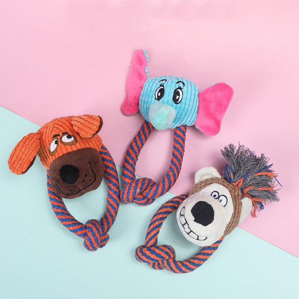 Pet Wiggles Dog Toys Cotton Rope Toy