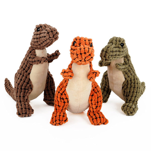 Pet Wiggles Dog Toys Dinosaur Plush Toy