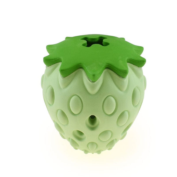 Pet Wiggles Dog Toys Green Chew Resistant Leak Food Ball