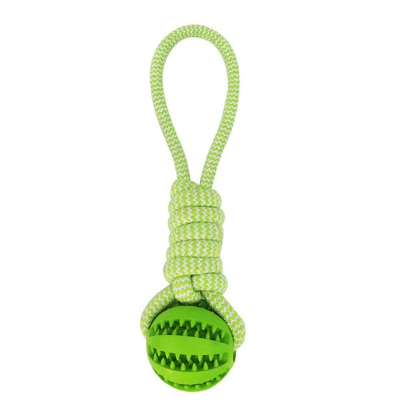 Pet Wiggles Dog Toys Green Durable Rope Molar Toy