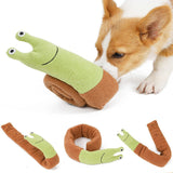 Pet Wiggles Dog Toys Interactive Soft Snail Toy
