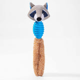 Pet Wiggles Dog Toys Long tailed Raccoon Fluffy Paws Plush Dog Toy