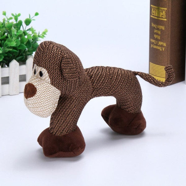 Pet Wiggles Dog Toys Monkey Plush Dog Toy