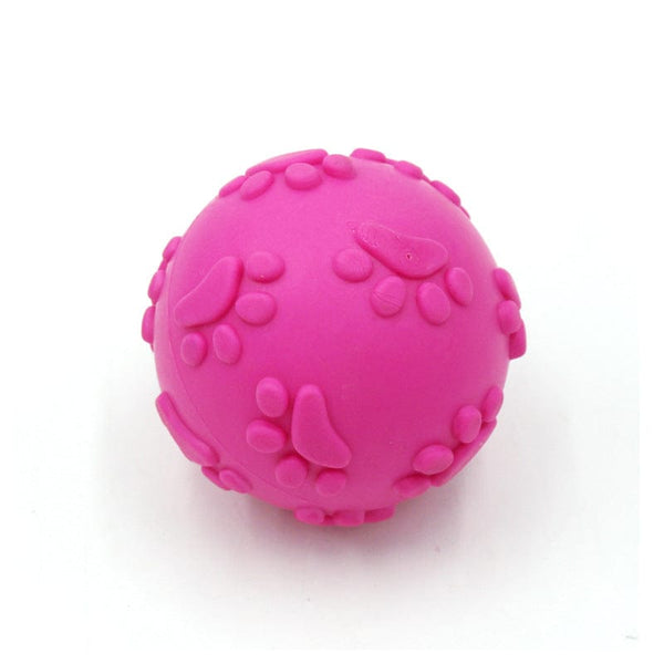 Pet Wiggles Dog Toys Pink Bite Proof Dog Ball