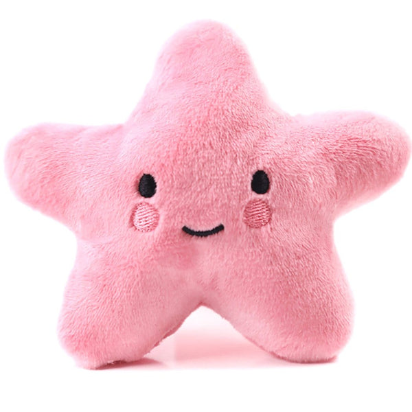 Pet Wiggles Dog Toys Pink starfish Toy