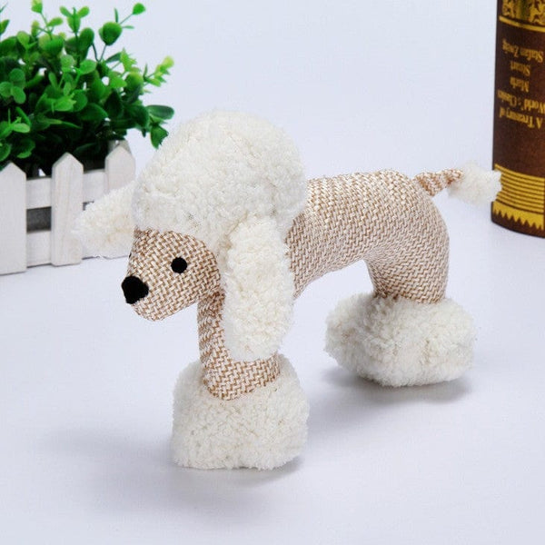 Pet Wiggles Dog Toys Poodle Plush Dog Toy