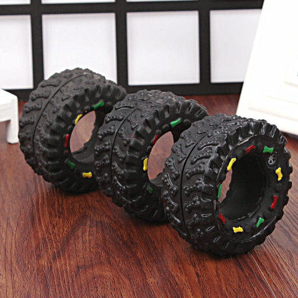 Pet Wiggles Dog Toys Tire Toy
