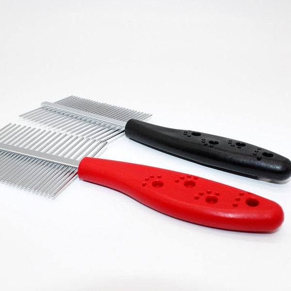 Pet Wiggles Grooming and Health Pro-Groom Double-Row Pet Comb